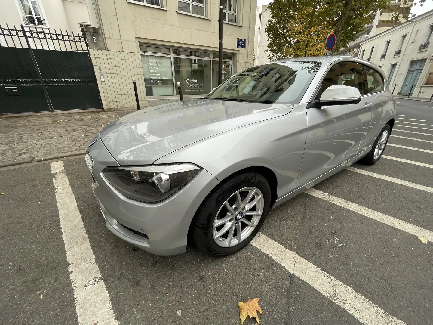 BMW 118 118i 170 ch Sport Argent - 1
