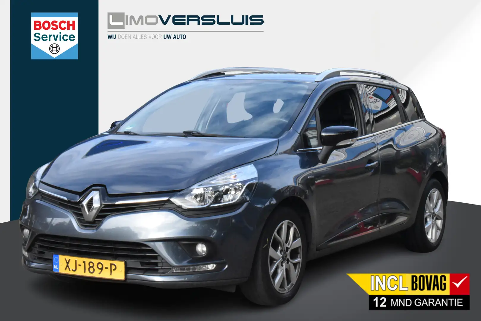 Renault Clio Estate 0.9 TCe Limited | Dealer onderhouden | Navi Grijs - 1