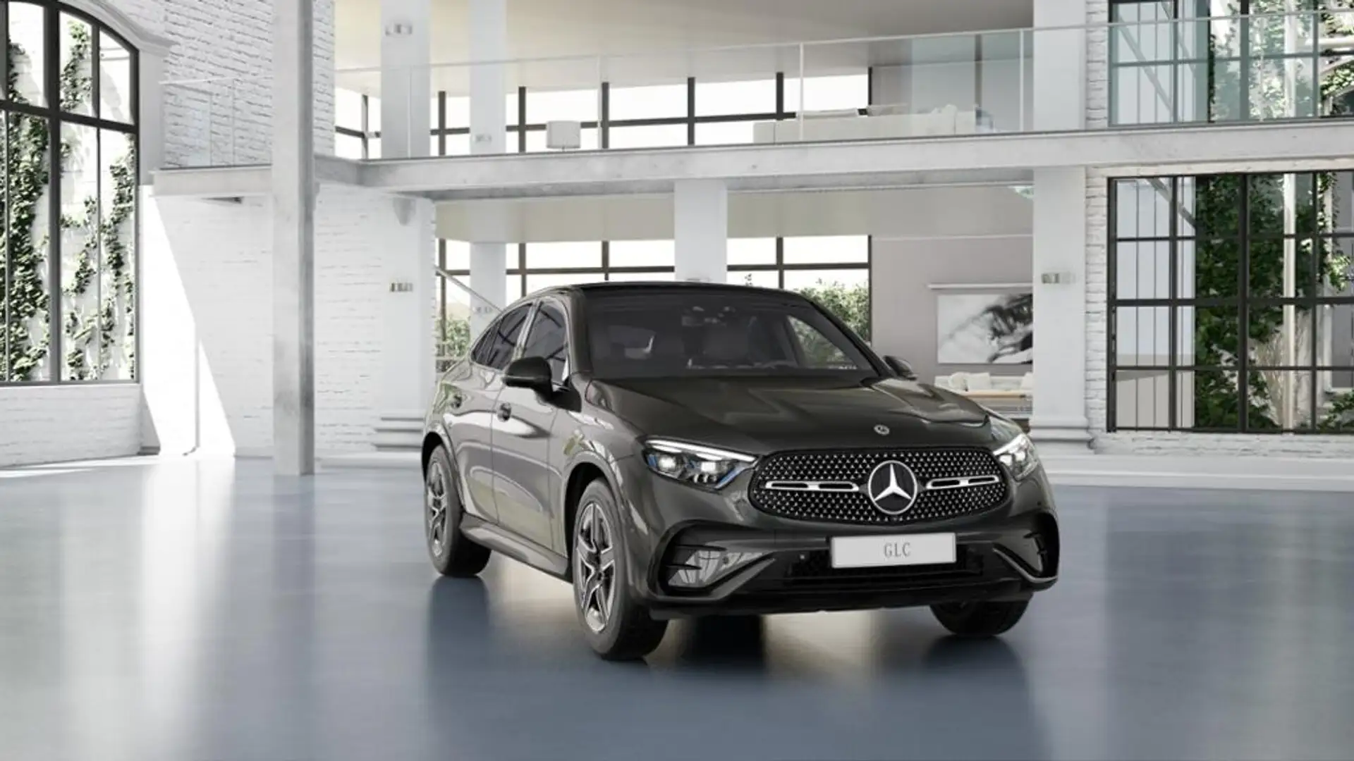 Mercedes-Benz GLC 220 d 4MATIC Coupé 360 ACC AHK AUT DynLicht Grigio - 2