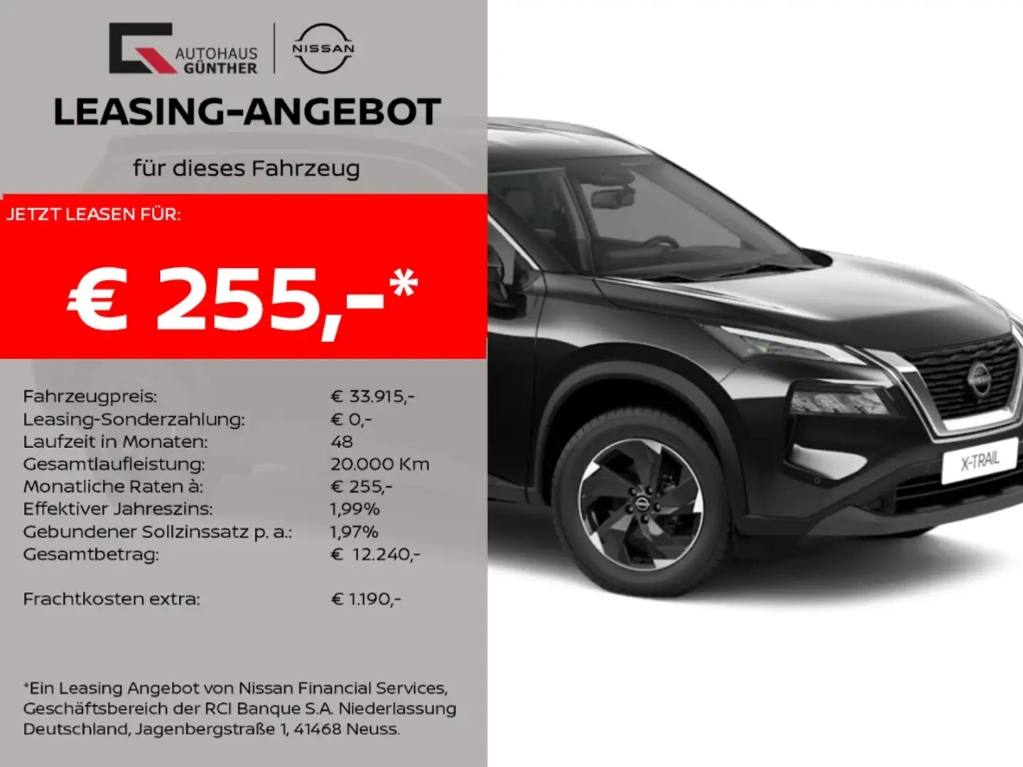 Nissan X-Trail N-CONNECTA 165PS Automatik Winter/Navi/Carplay Schwarz - 1