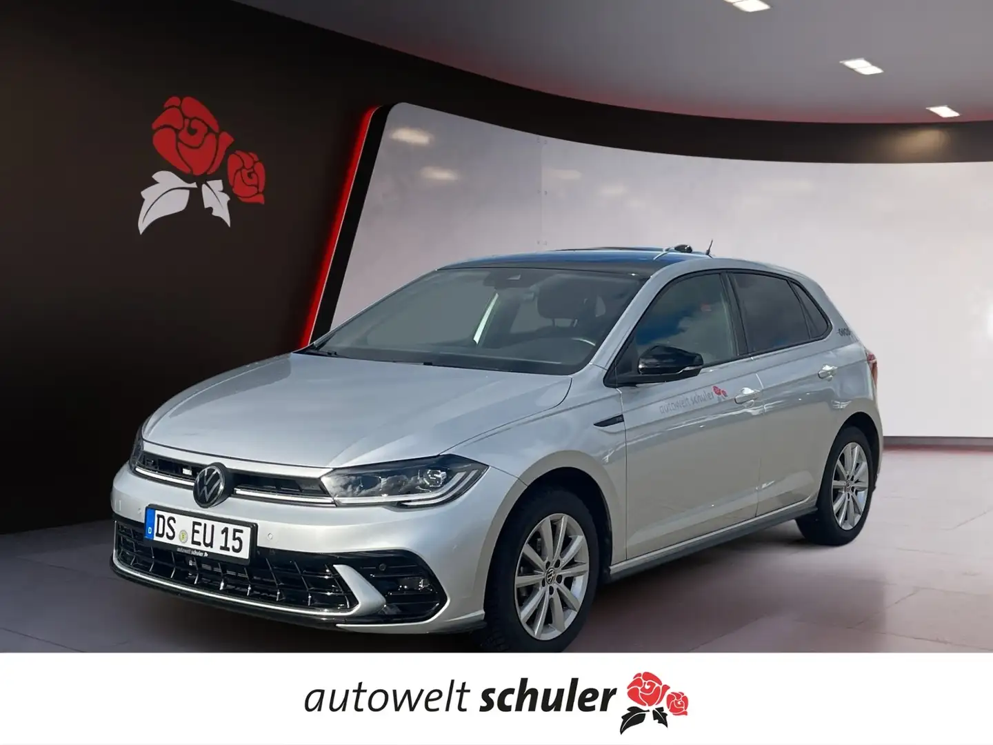 Volkswagen Polo 1,0 TSI DSG R-Line Navi Kamera Silber - 1