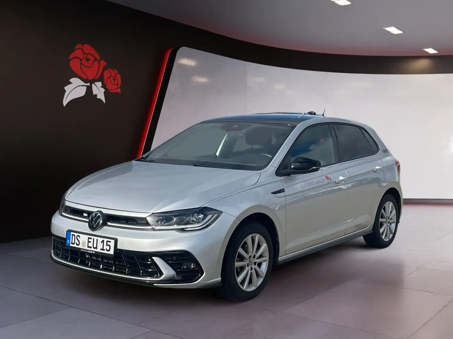 Volkswagen Polo 1,0 TSI DSG R-Line Navi Kamera Silber - 2
