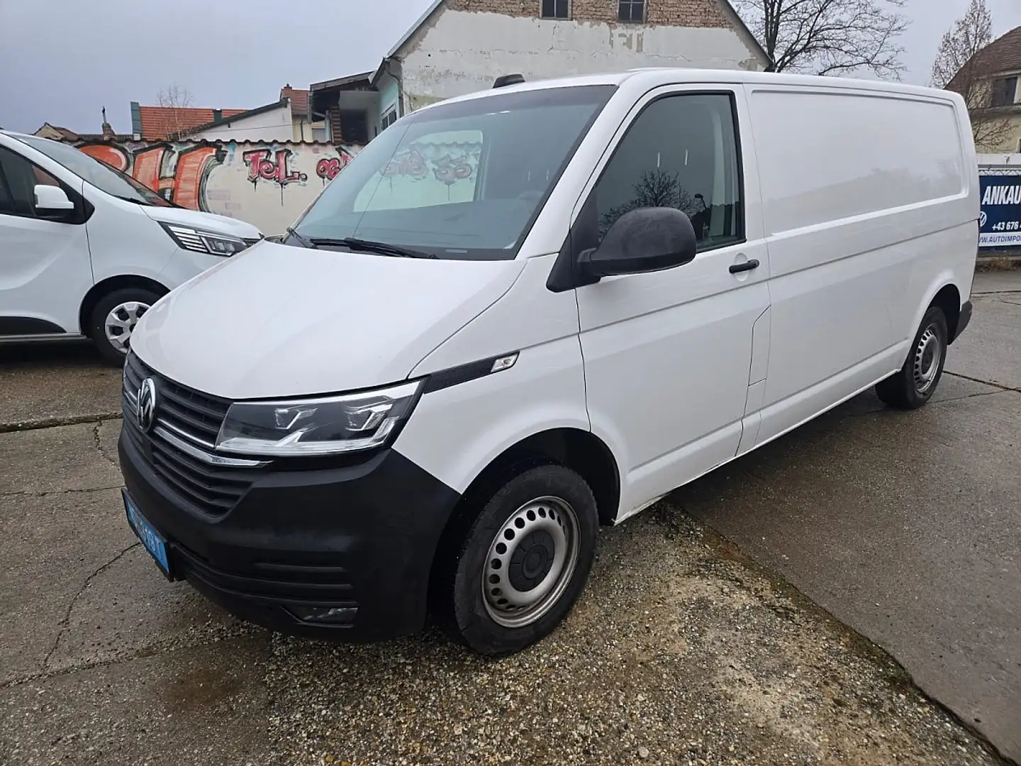 Volkswagen T6 Transporter T6 Kastenwagen LR 2,0 TDI 4Motion BMT, Erstbesi... Weiß - 2