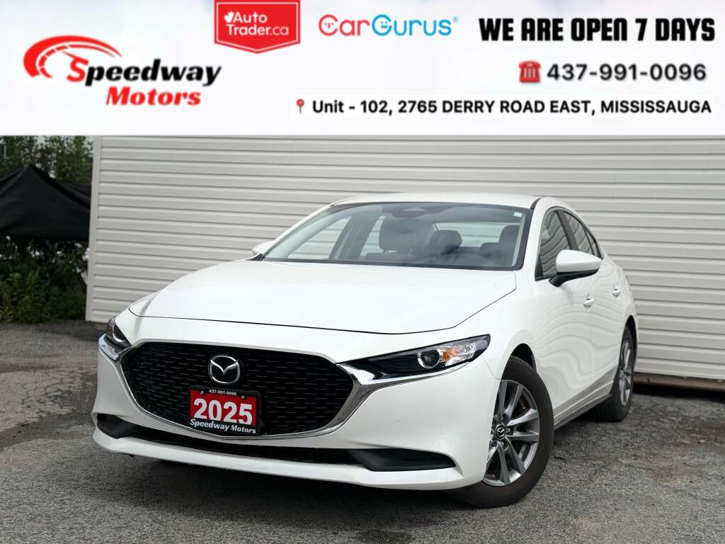 2025 Mazda Mazda3 GS AUTO/ ALLOYS/ ADAPTIVE CRUISE CONTROL/ BSM/ HEA