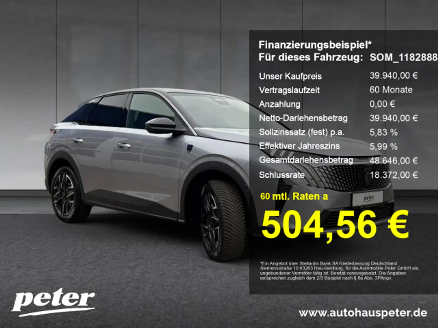 Peugeot 3008 3008 GT Hybrid 136 eDSC SHZ+Winterpaket+ACC+Navi Gris - 1
