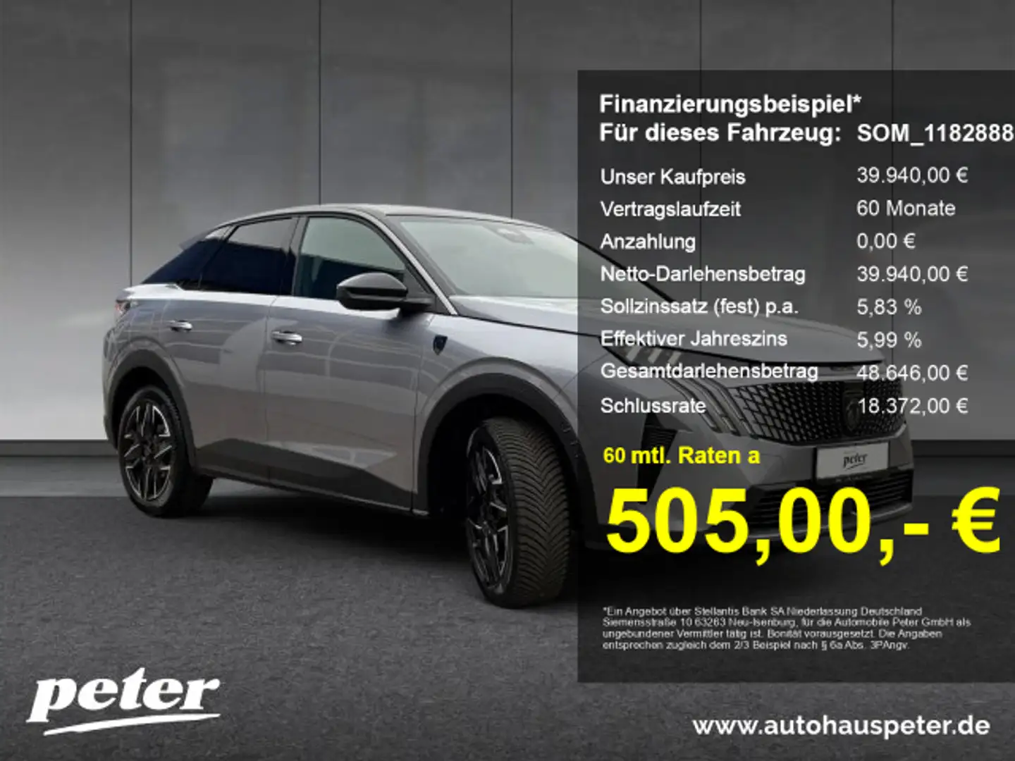 Peugeot 3008 3008 GT Hybrid 136 eDSC SHZ+Winterpaket+ACC+Navi Grau - 1