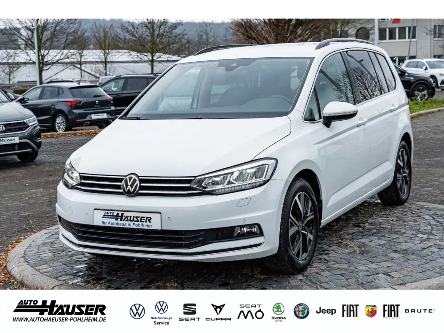 Volkswagen Touran Highline 1.5 TSI DSG EL. HECKKL. NAVI KAMERA ACC L Weiß - 1