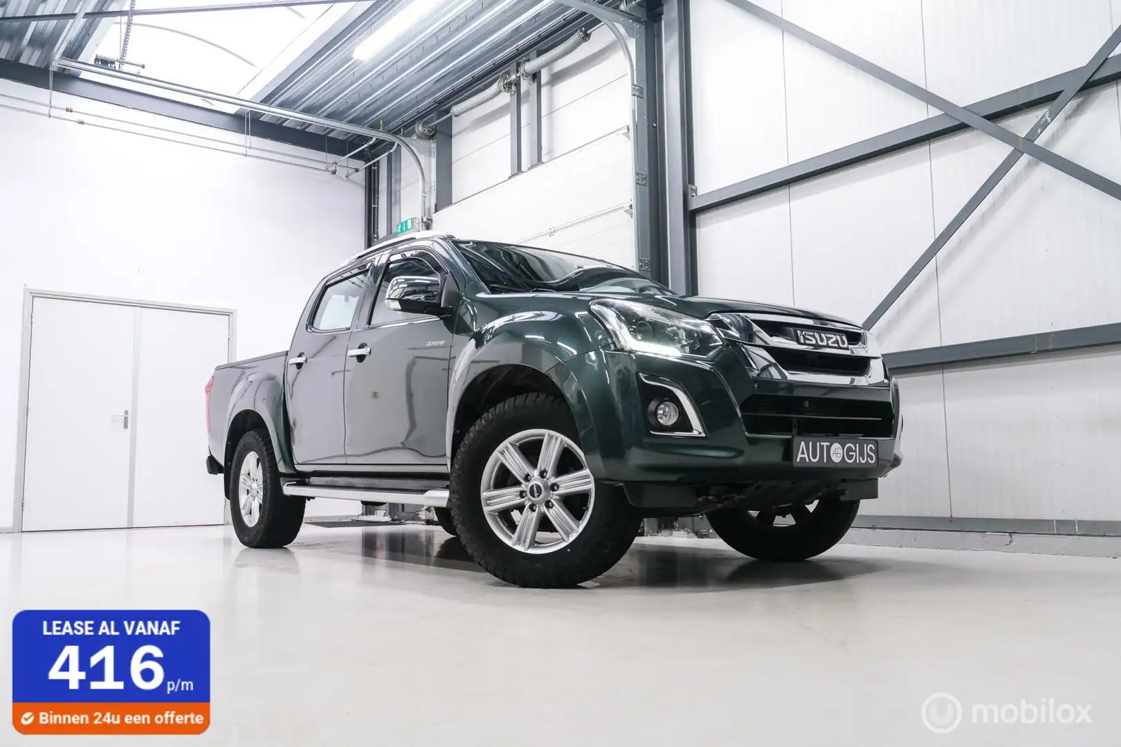 Isuzu D-Max 1.9 Double Cab lang LS | 4x4 | Camera | Automaat | Zielony - 1
