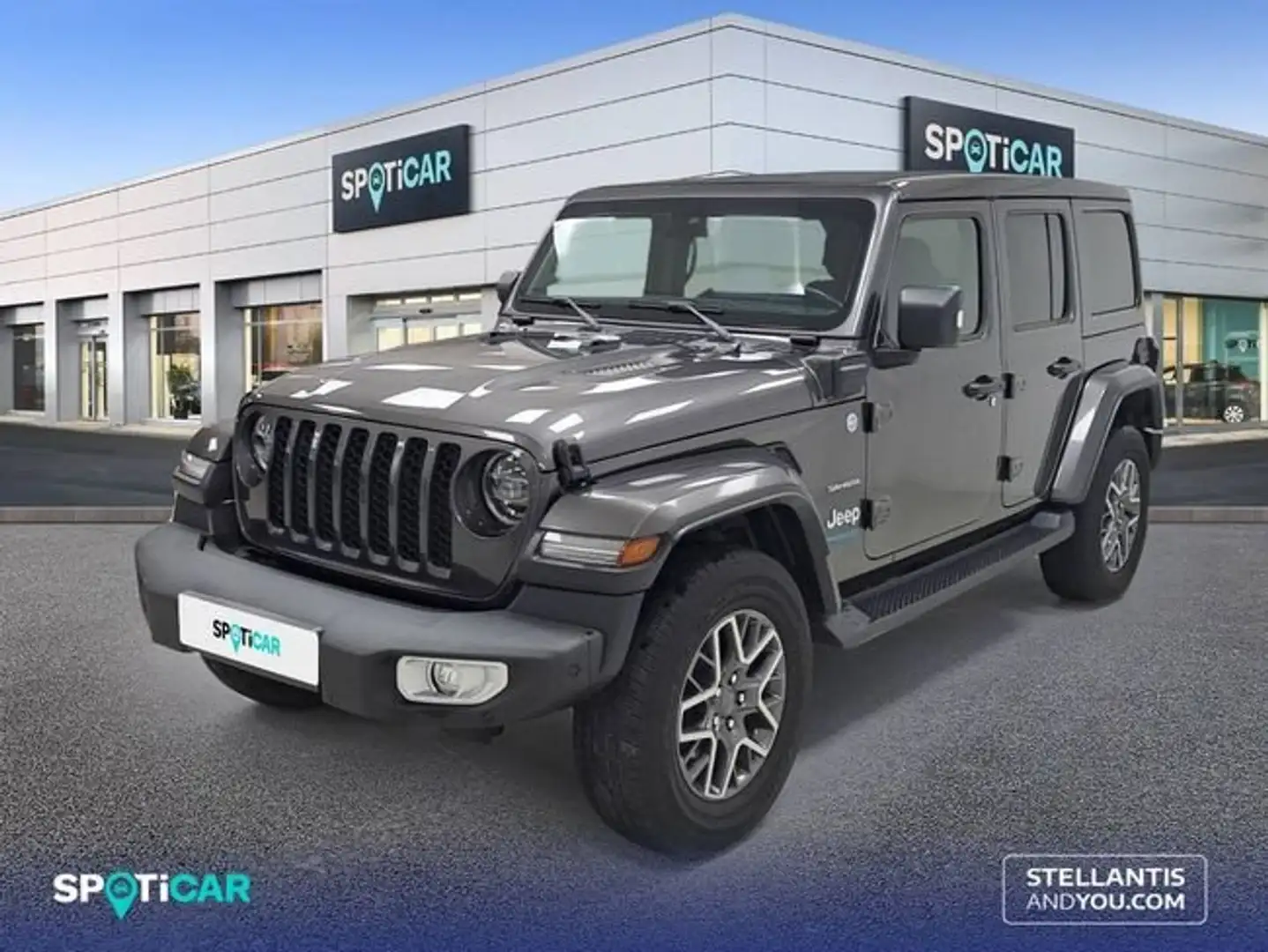 Jeep Wrangler 4p 2.0 380CV 8ATX E6D Sahara Gris - 1