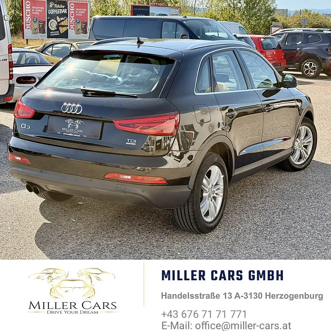 Audi Q3 2,0 TDI quattro DPF S-tronic*Servicegepflegt* Schwarz - 2