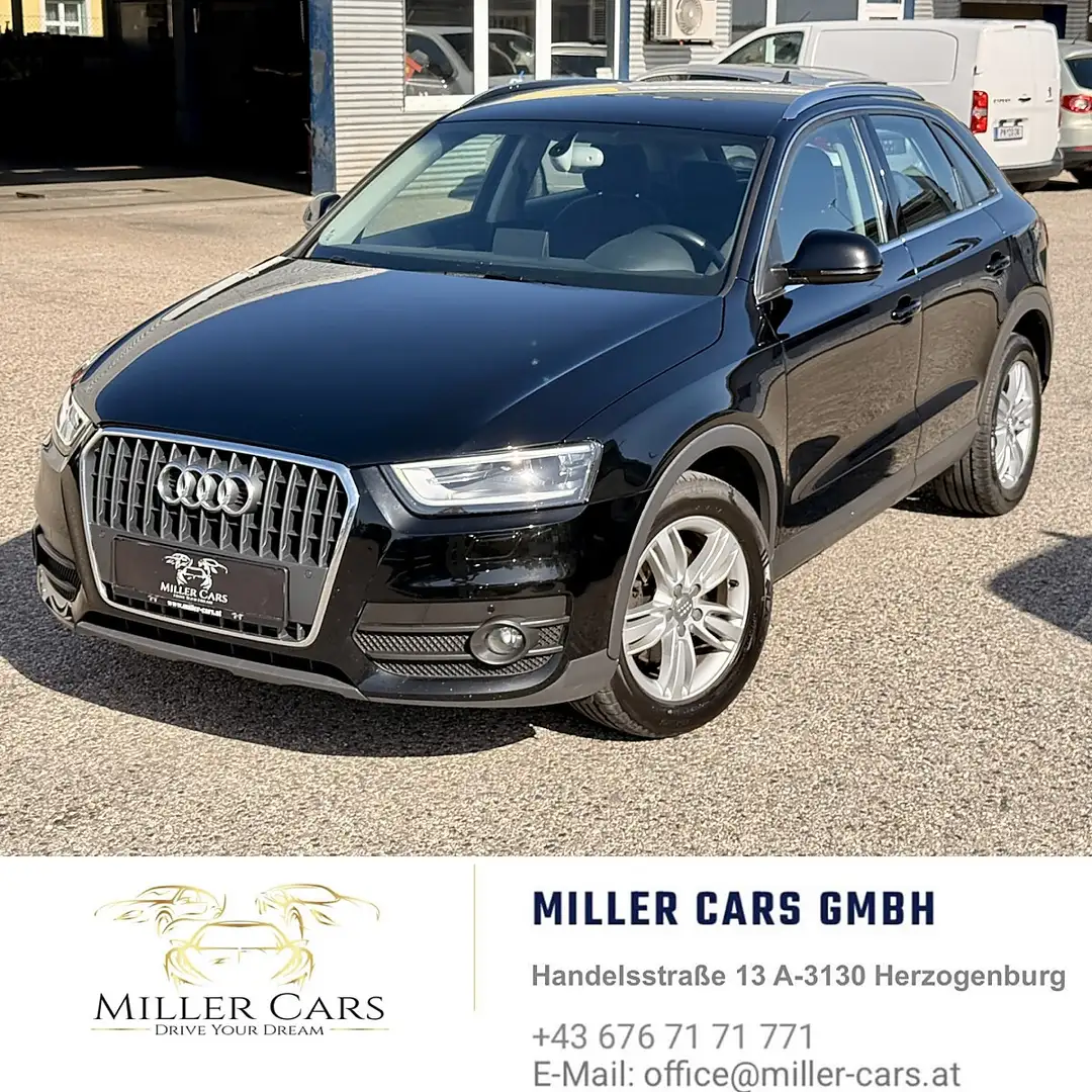 Audi Q3 2,0 TDI quattro DPF S-tronic*Servicegepflegt* Schwarz - 1