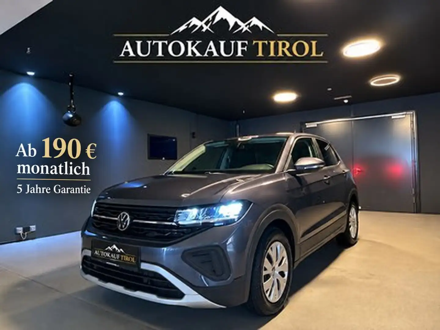 Volkswagen T-Cross VW 1.0 TSI 4Me | nur 3000 km | 5 Jahre We Grau - 1