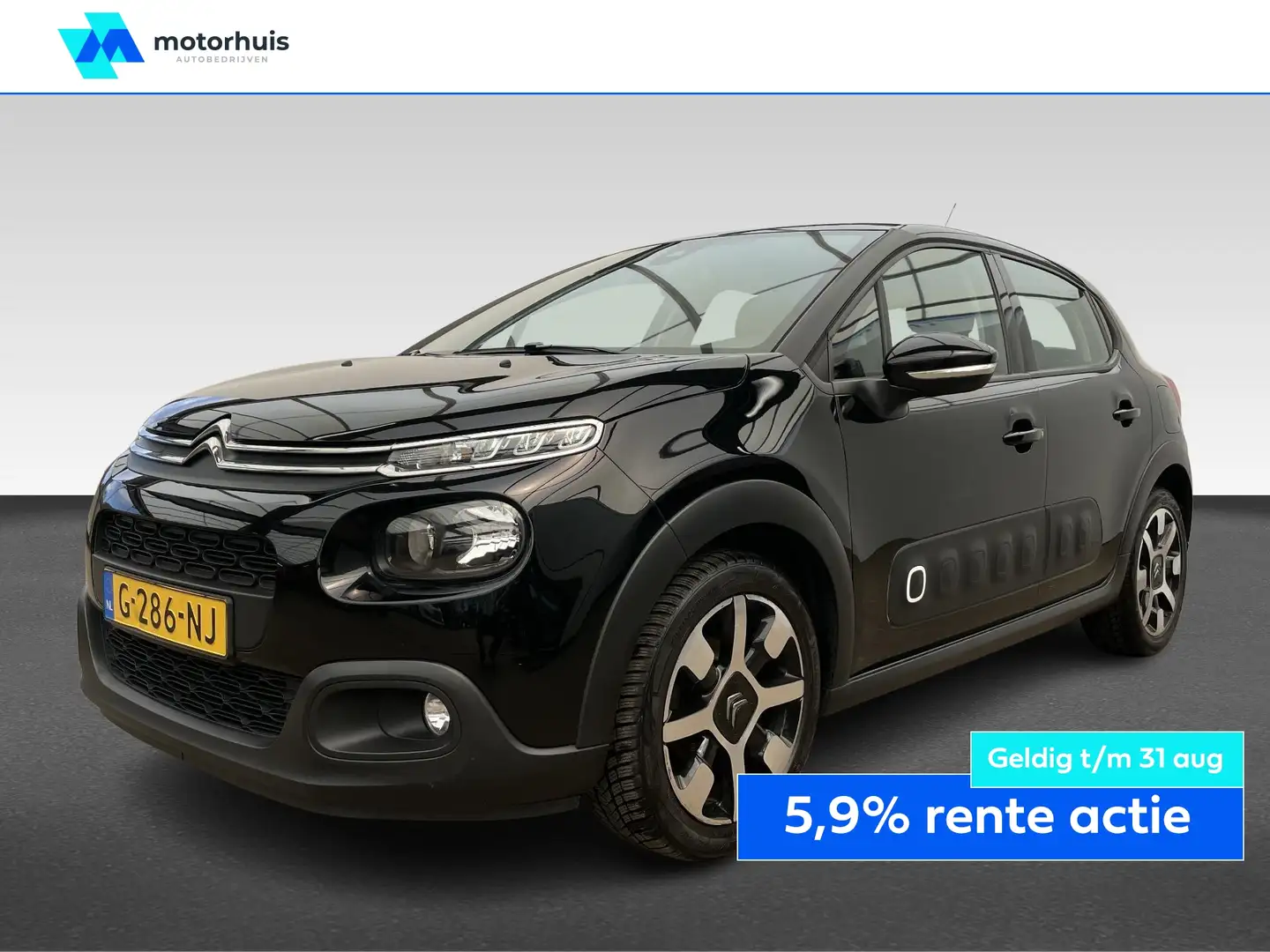 Citroen C3 1.2 110pk Business Zwart - 1