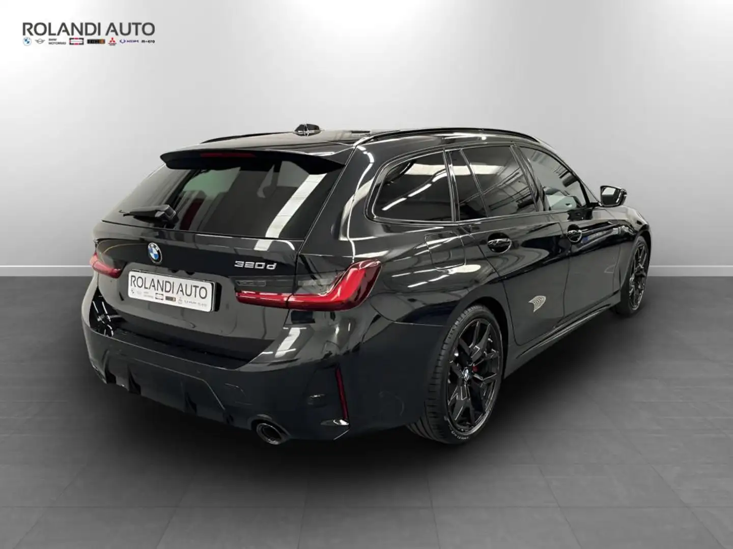 BMW 320 d Touring mhev 48V Msport xdrive auto Nero - 2