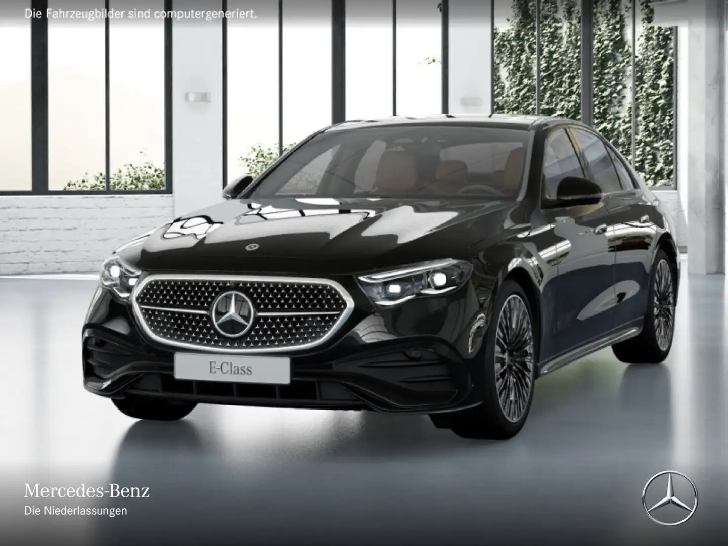 Mercedes-Benz E 260 AMG 360° Pano Burmester Distr. HUD Sitzklima Negro - 2