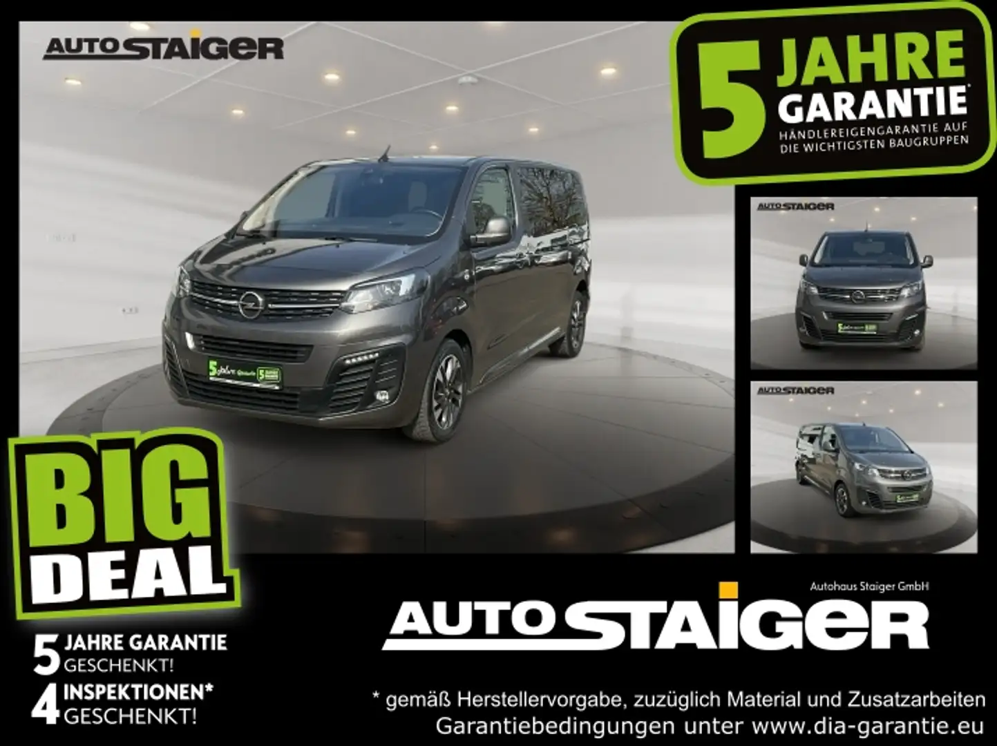 Opel Zafira Life 2.0 D Edition M Navi Keyless Grau - 1