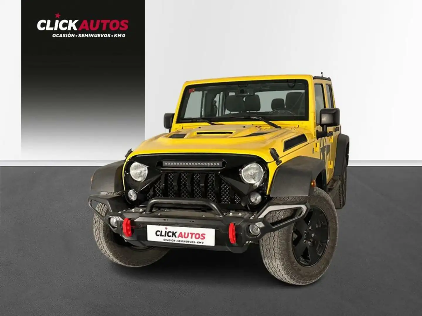 Jeep Wrangler 2.8 CRD 200CV Sport auto techo lona Jaune - 1