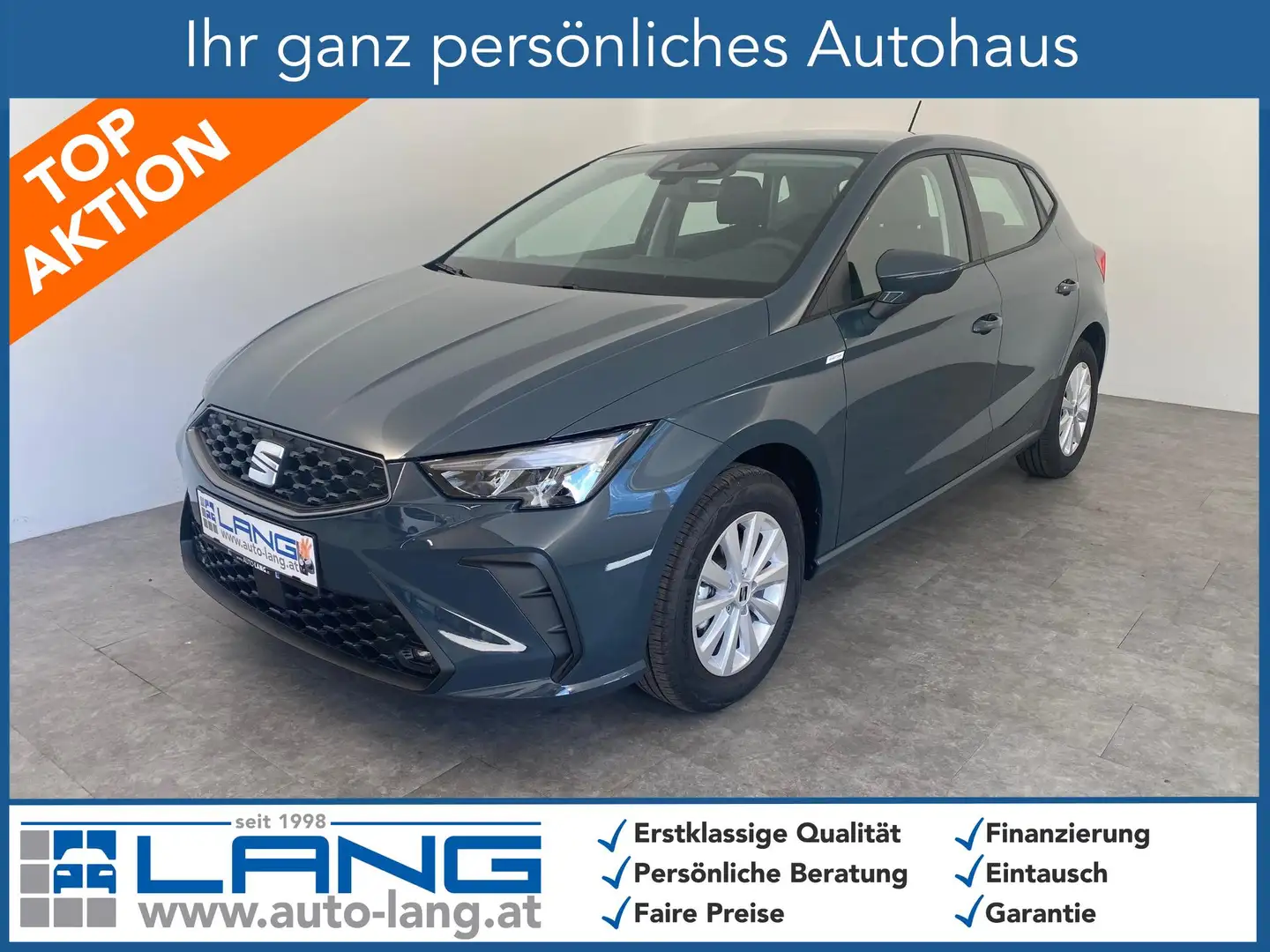 SEAT Ibiza 1.0 Reference LED*SITZHEIZUNG*10 Jahre Garantie... Blau - 1