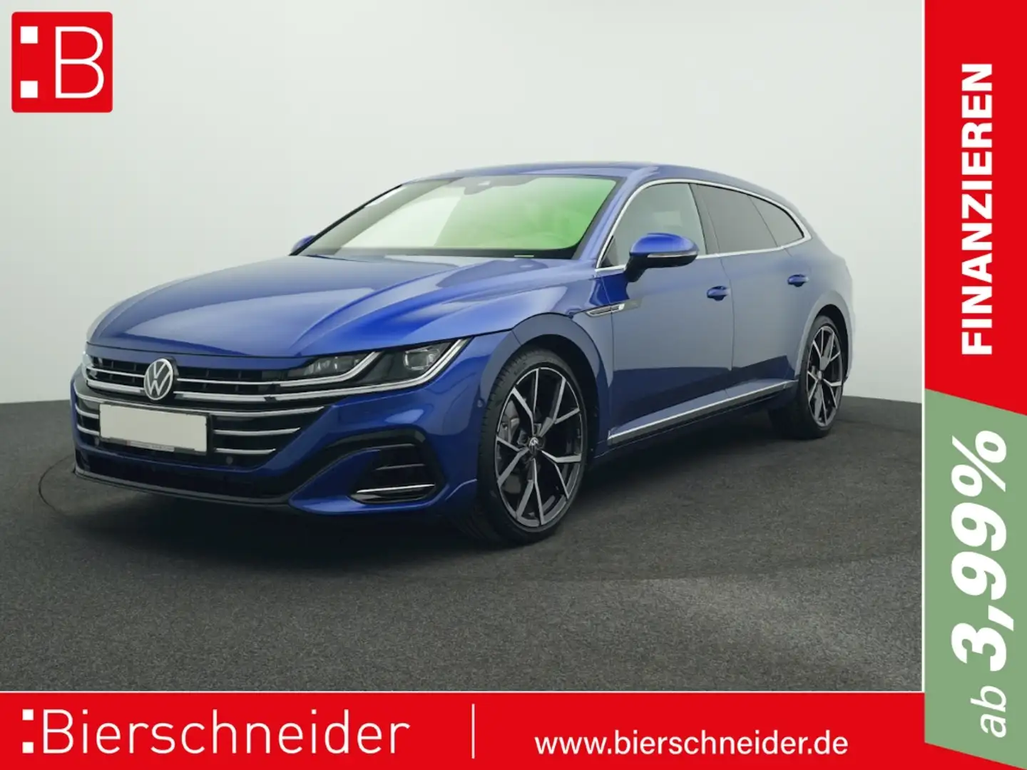 Volkswagen Arteon SB 2.0 TSI DSG 4Mo. R-line 5.-J.-GAR STANHZ PANO Blau - 1