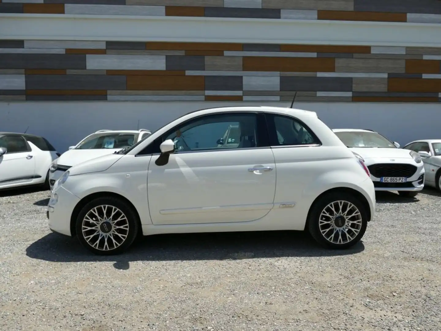 Fiat 500 1.2 69 Ch LOUNGE BVM5 TOIT PANORAMIQUE Blanc - 2