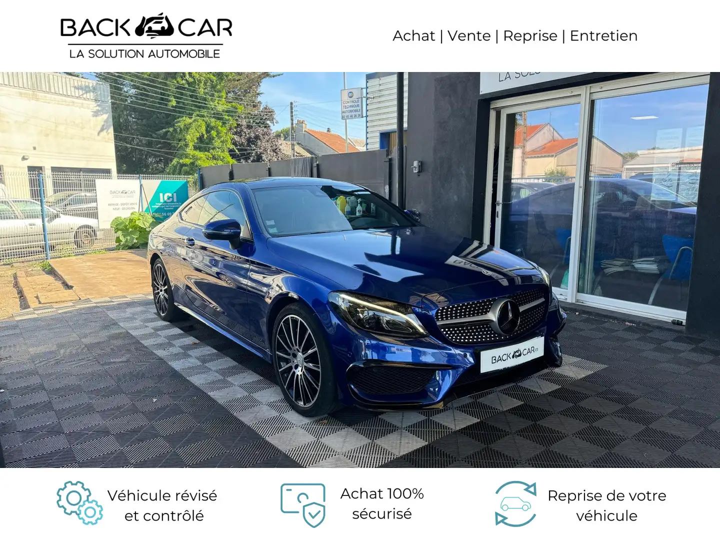 Mercedes-Benz C 250 250 7G-Tronic Plus A Sportline Blauw - 1