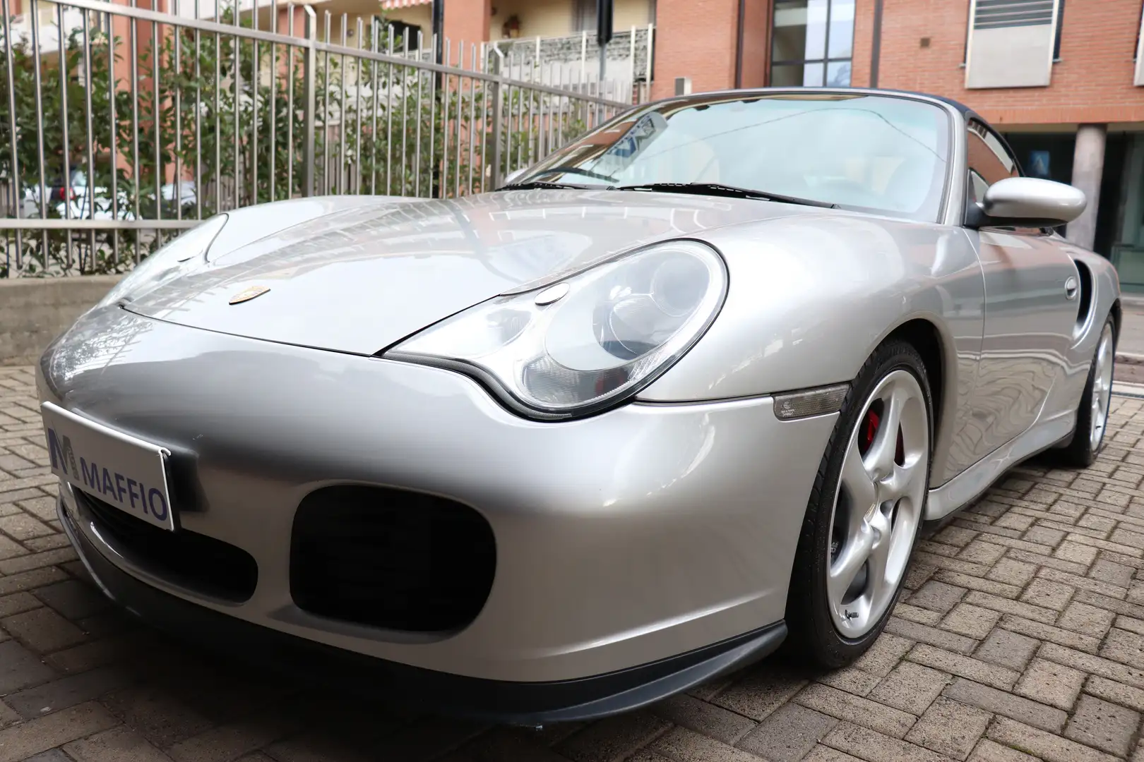 Porsche 996 911 TURBO CABRIOLET+MOTORE REVISION+FRIZIONE NUOVA Argent - 2