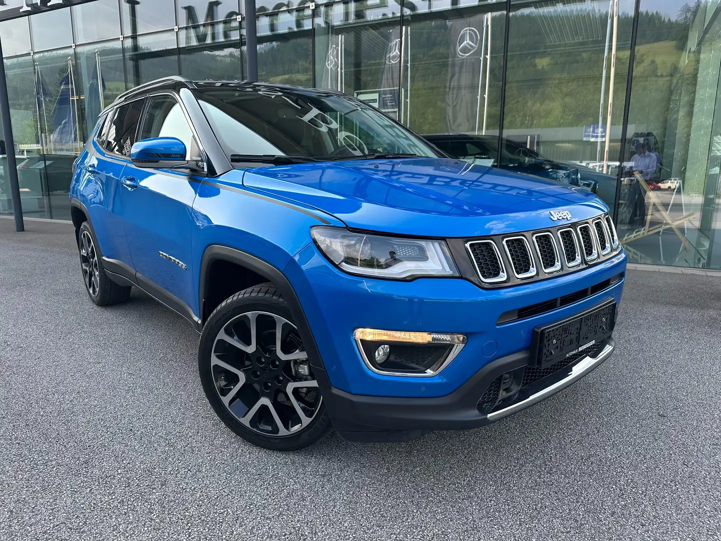 Jeep Compass 1,4 MultiAir 4WD Limited AT*ACC*Totwinkel*Keyless* Blauw - 1