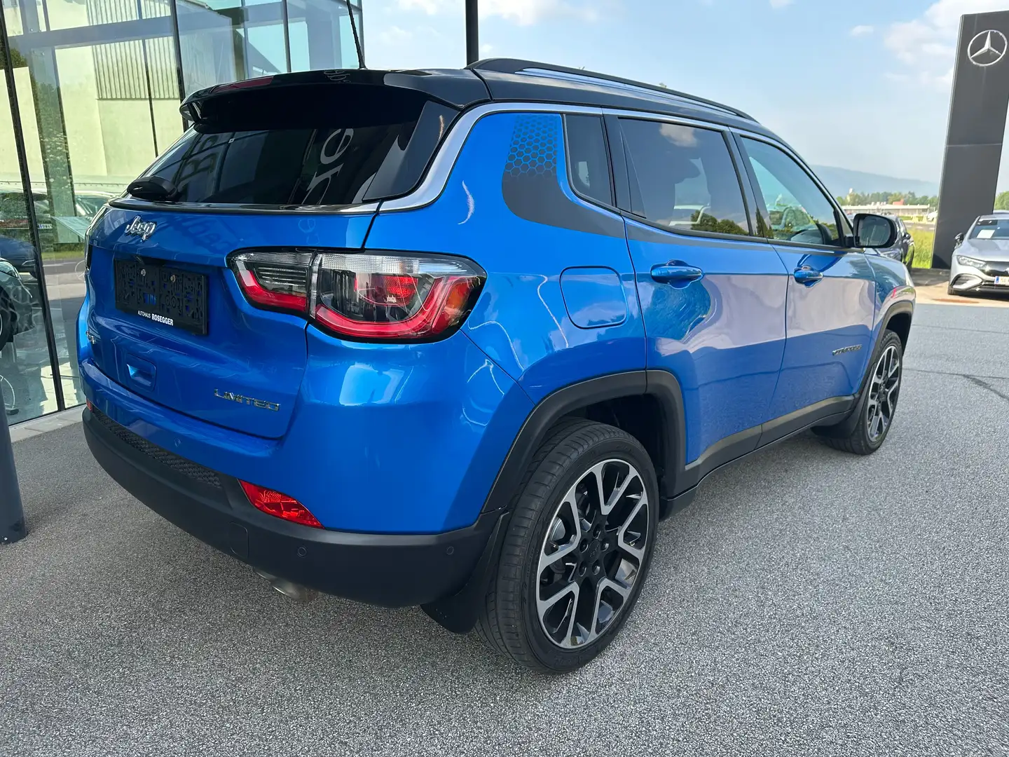 Jeep Compass 1,4 MultiAir 4WD Limited AT*ACC*Totwinkel*Keyless* Blauw - 2