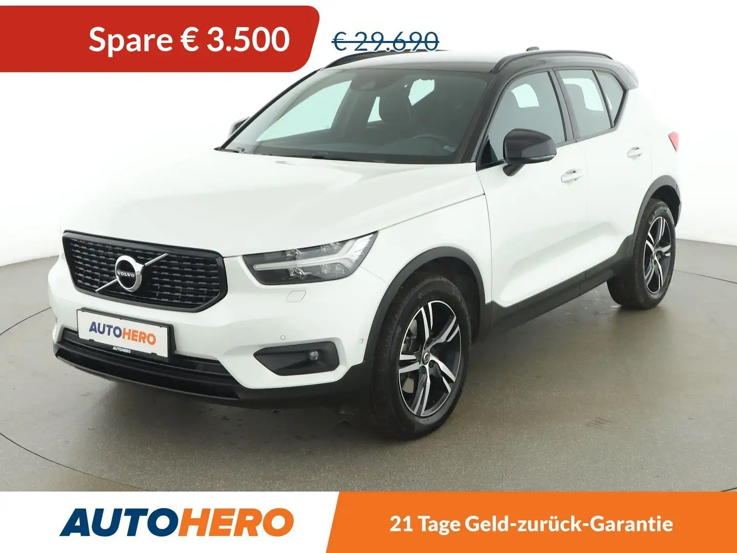 Volvo XC40 2.0 T4 R-Design AWD Aut. *LED*ACC*SPUR*TOT*AHK* Weiß - 1