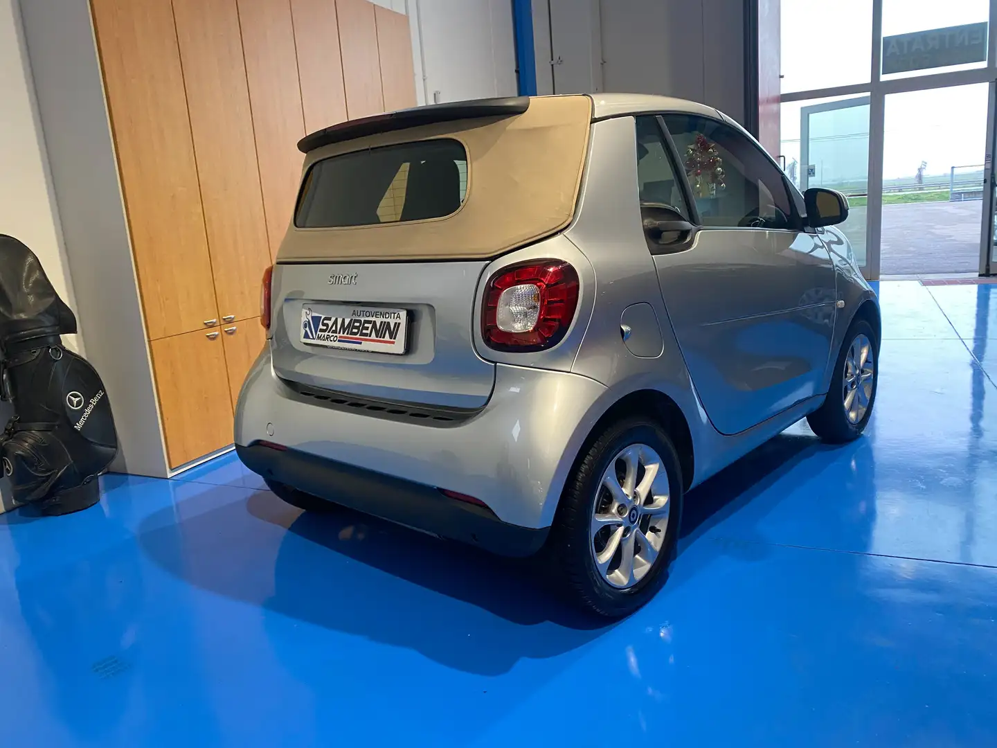 smart forTwo Fortwo Cabrio 0.9 Turbo Perfect 90cv Argent - 2