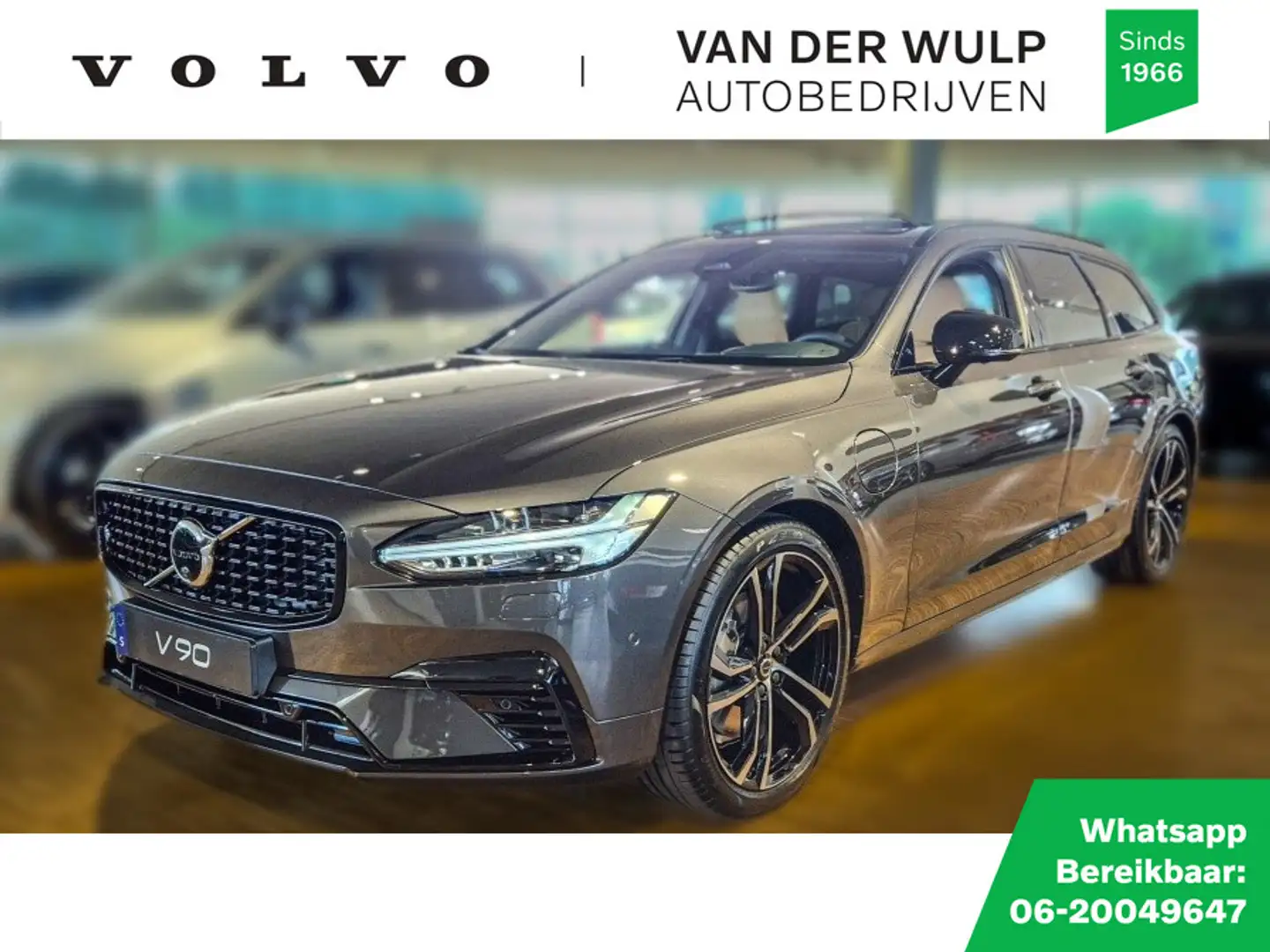 Volvo V90 T8 455PK AWD Ultra Executive Edition | Schuifdak | Grijs - 1