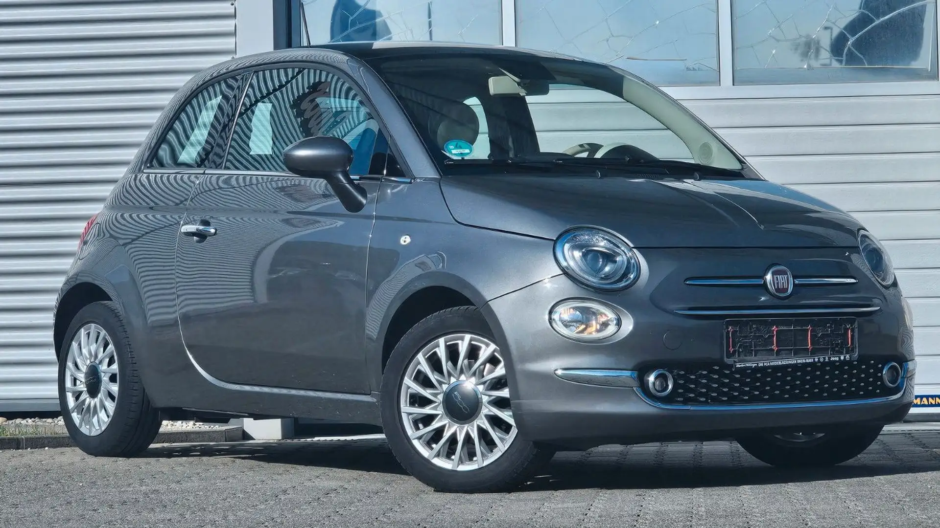 Fiat 500 Pano Klima MFL EFH Navi Apps Grau - 1