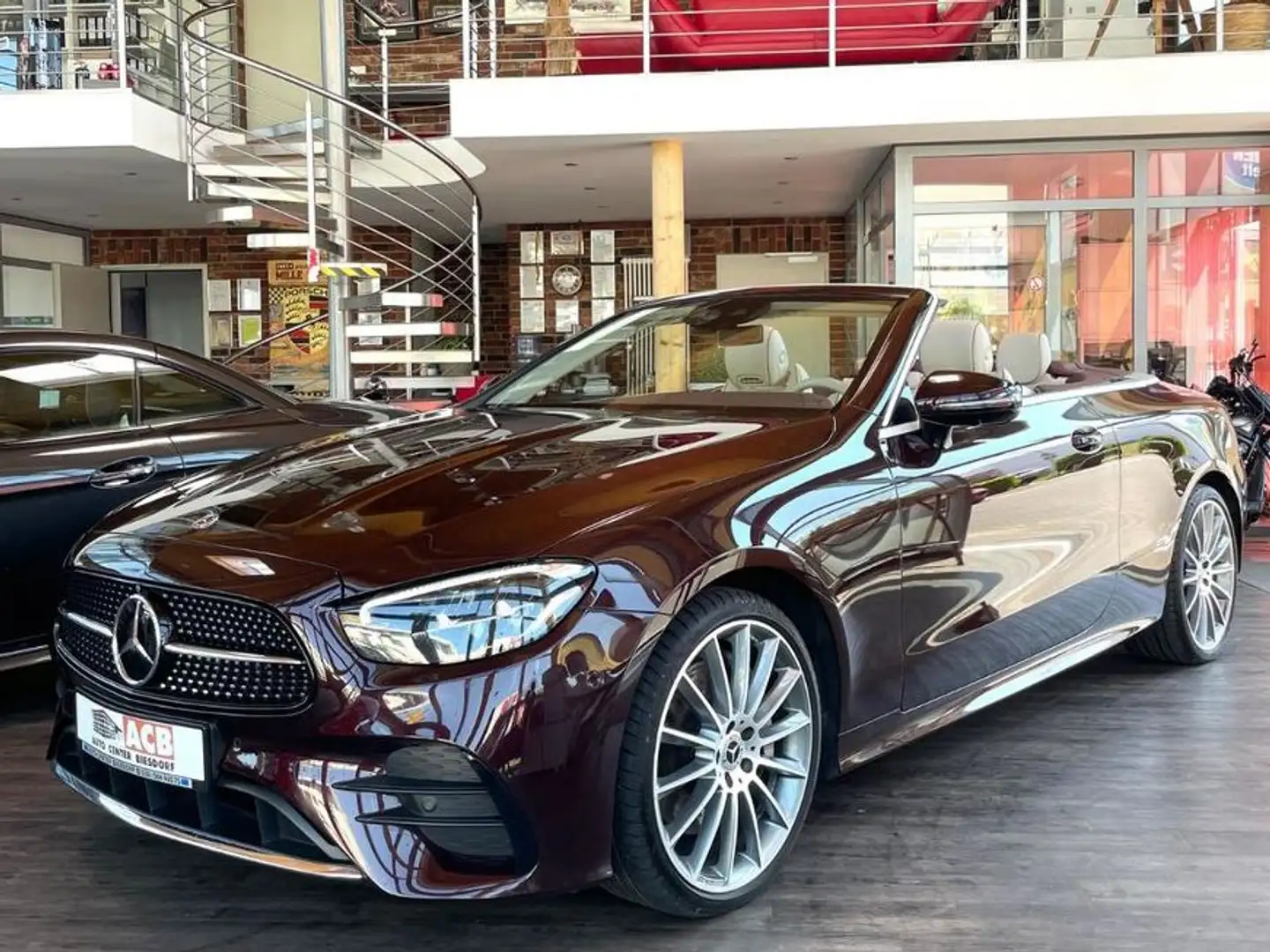Mercedes-Benz E 400 d Cabrio 4M AMG Designo Manufaktur NP~110T€ Rot - 1