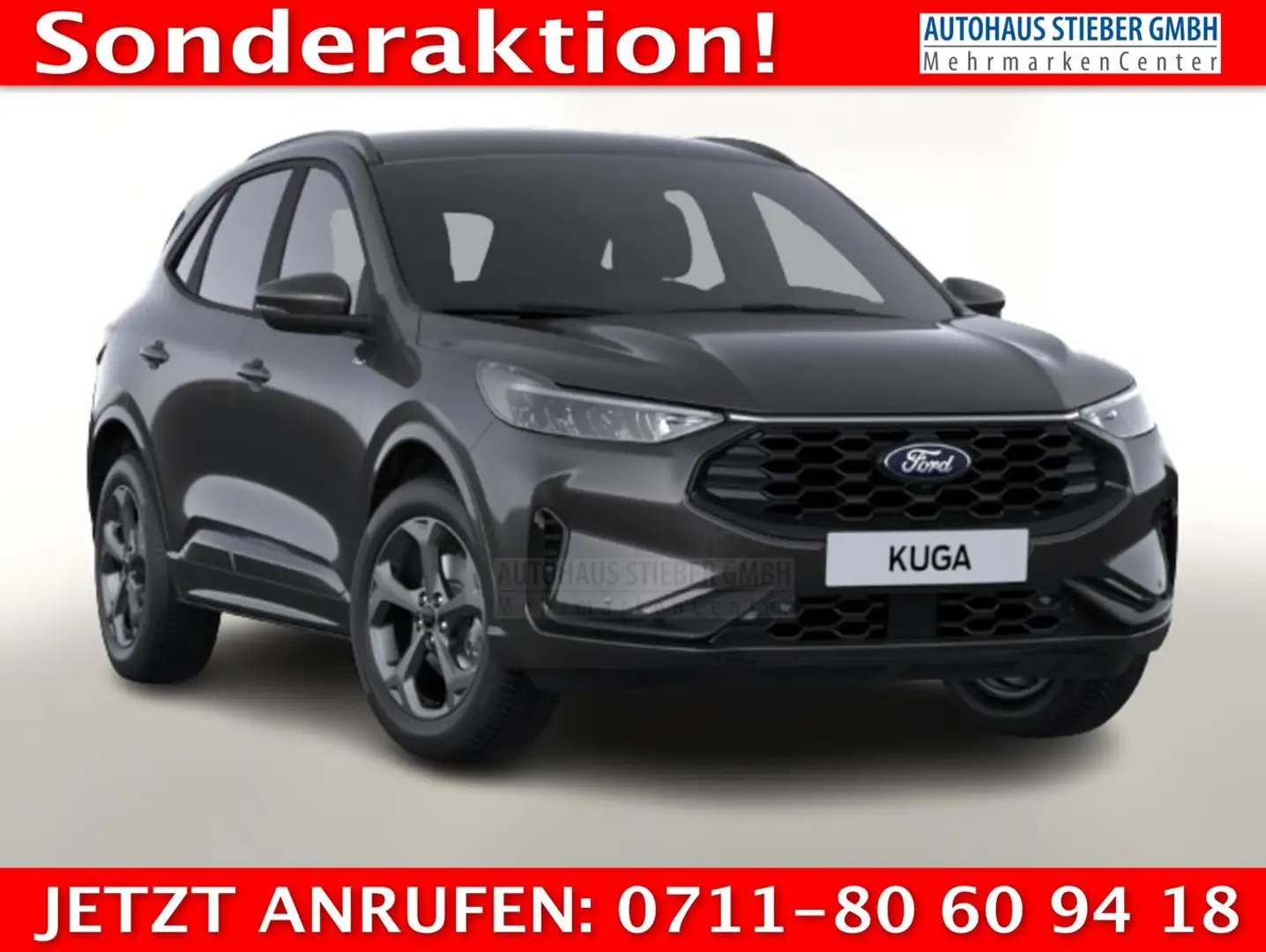 Ford Kuga ST-Line ACC TotW Kam360 WinterP Nav LED 18Z 110... Grau - 1