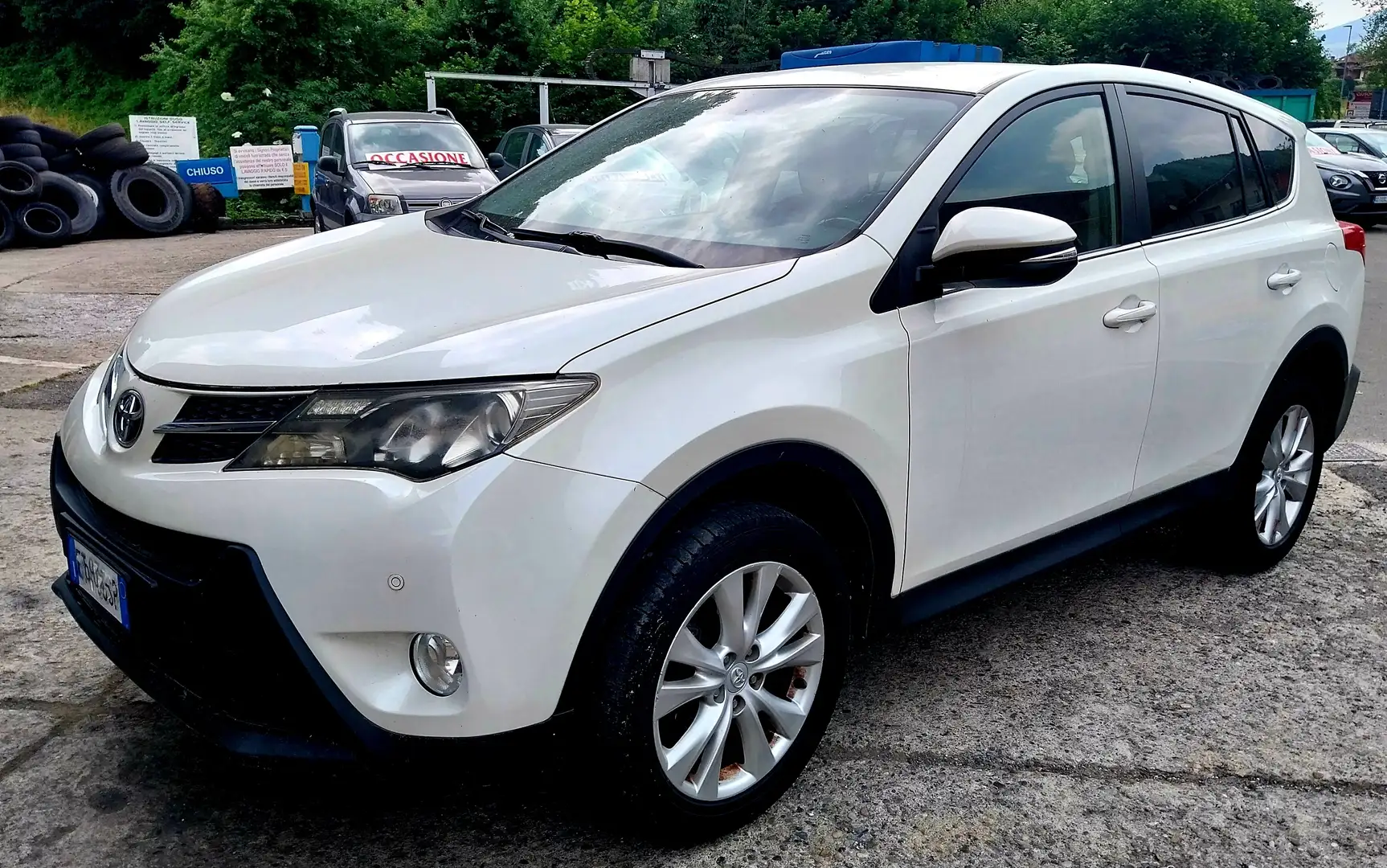 Toyota RAV 4 Rav4 2.2 d-cat Lounge 4wd 150cv auto Blanc - 2