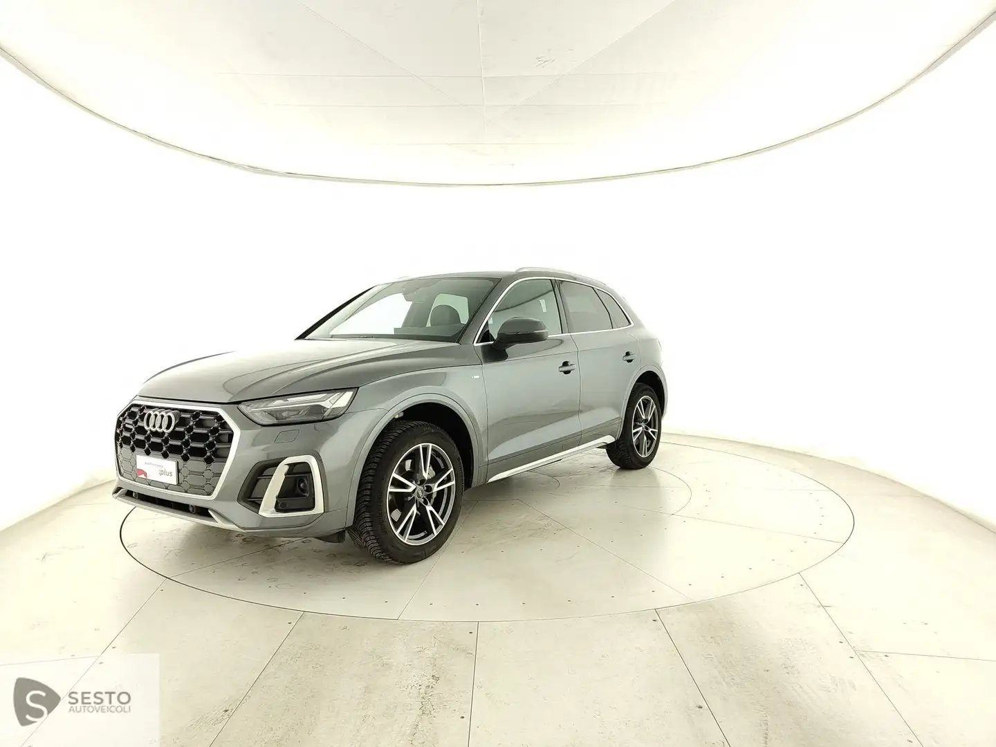 Audi Q5 II 2020 40 2.0 tdi mhev 12V S line quattro s tron Grigio - 1