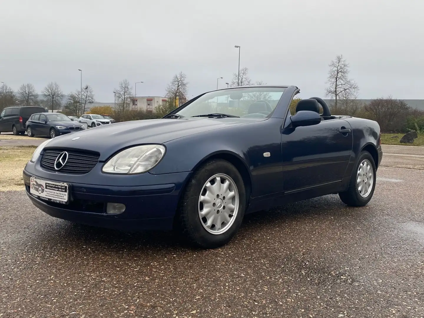 Mercedes-Benz SLK 200 Kompressor*Elektr.Verdeck*ALU*LEDER*SHZG Blau - 2