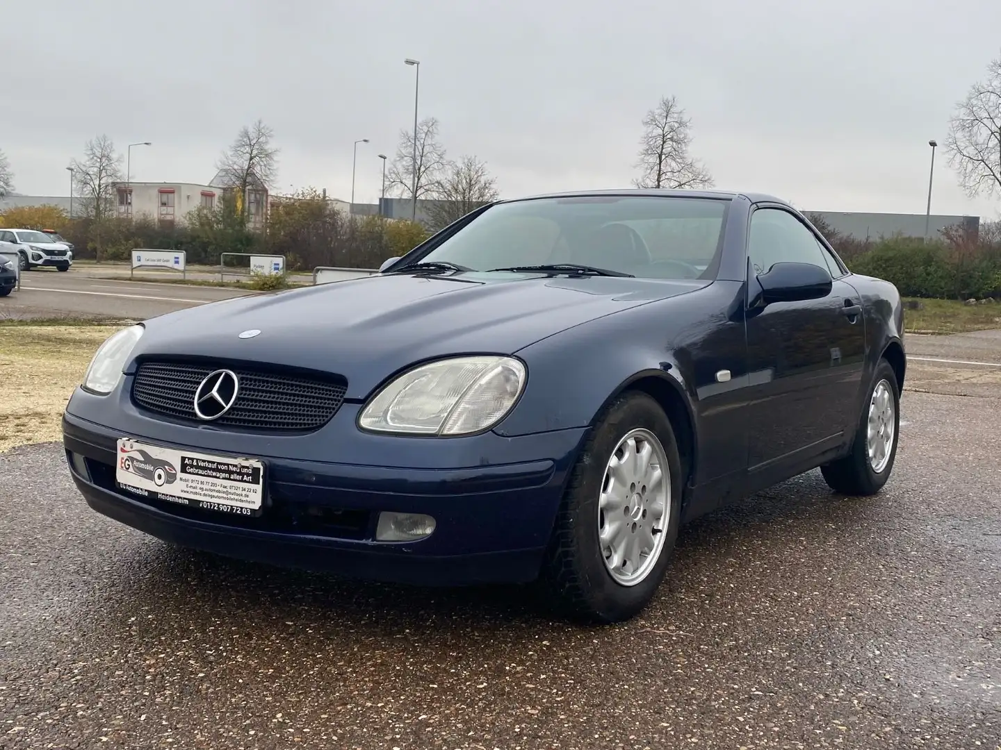 Mercedes-Benz SLK 200 Kompressor*Elektr.Verdeck*ALU*LEDER*SHZG Blau - 1
