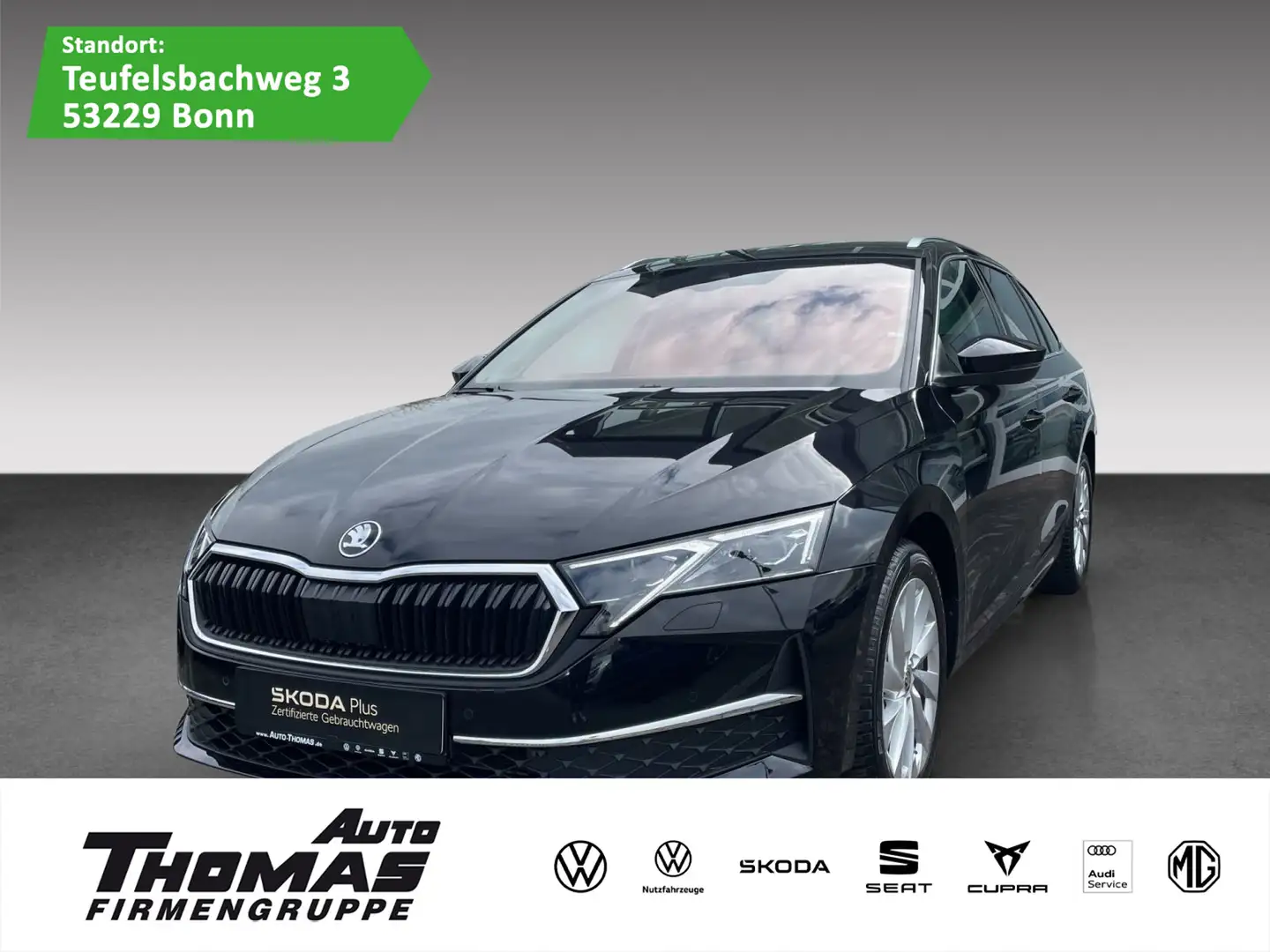 Skoda Octavia Combi Selection 1.5 TSI mHEV DSG NAVI Schwarz - 1