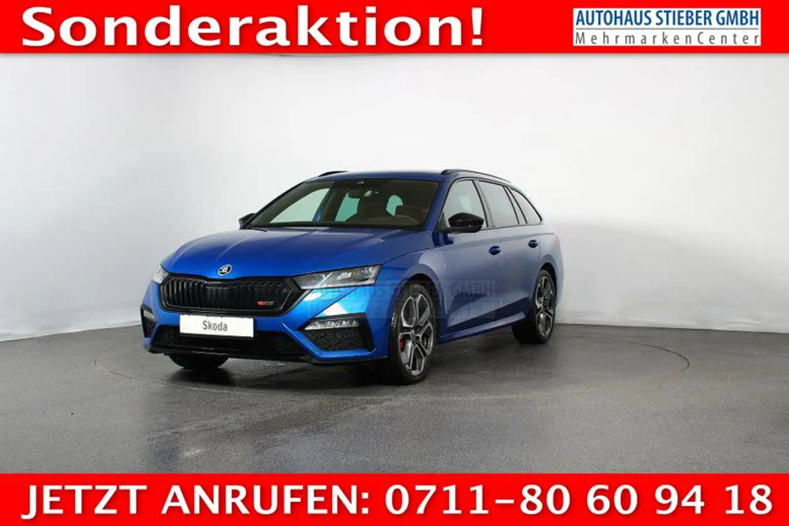 Skoda Octavia Combi RS PLUS 2.0 TDI 7-Gang-DSG 4x4 147 kW (20... Blau - 1