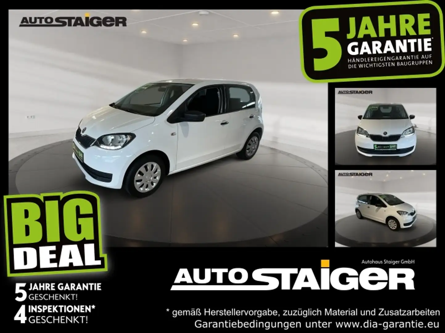 Skoda Citigo 1.0 Active Facelift Blanco - 1