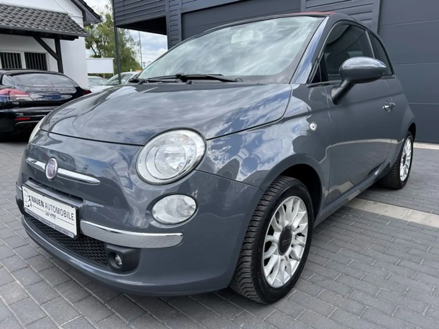 Fiat 500 Cabrio Lounge +Klima+Alus+Allwetter+ Grau - 1
