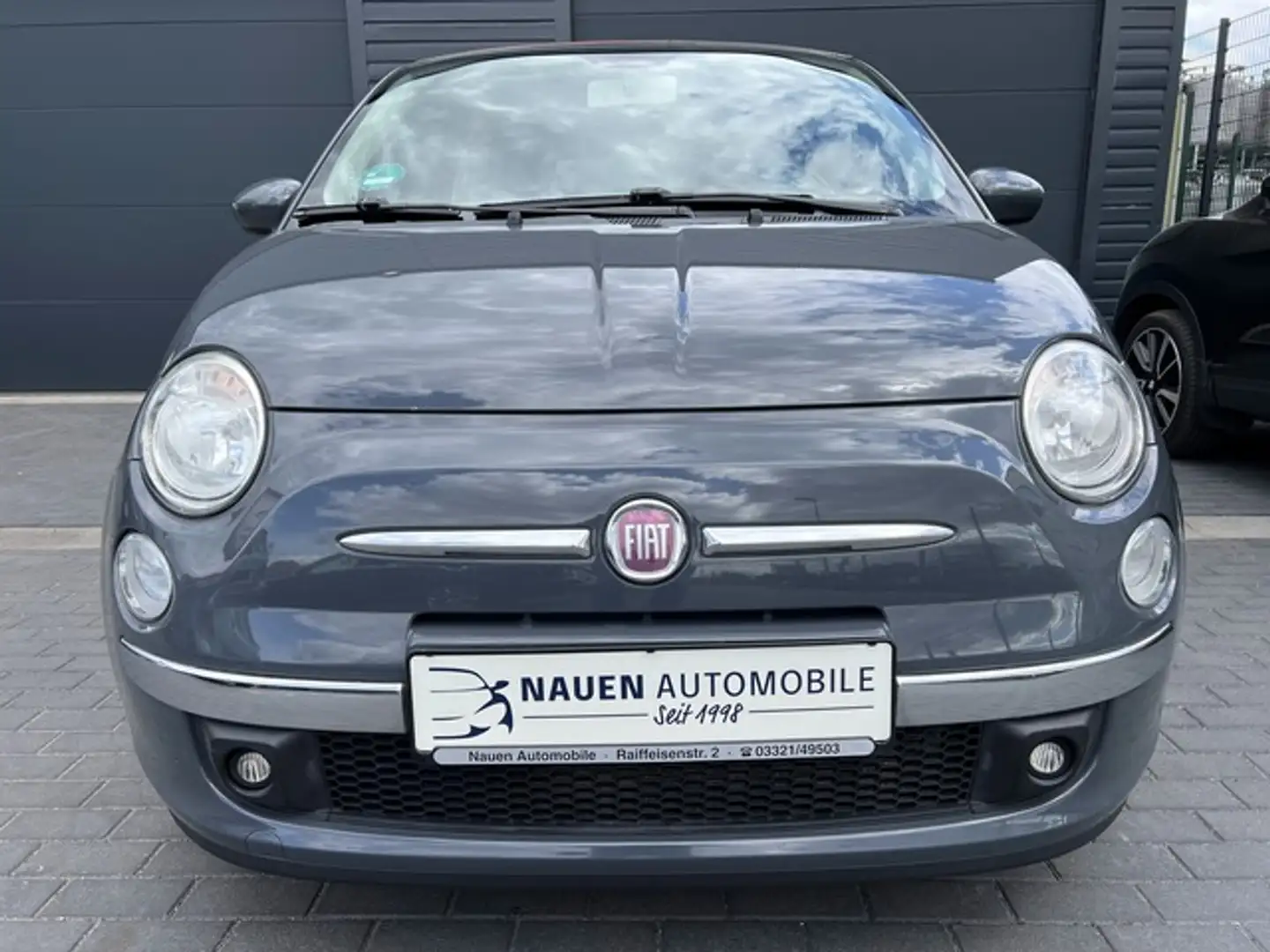 Fiat 500 Cabrio Lounge +Klima+Alus+Allwetter+ Grau - 2