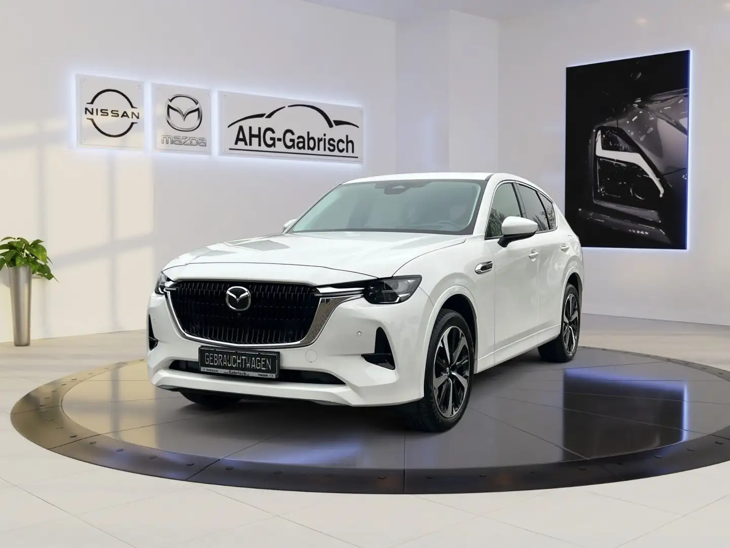 Mazda CX-60 Takumi Plug-in Hybrid, 327PS, AHK, Vollaus Weiß - 1