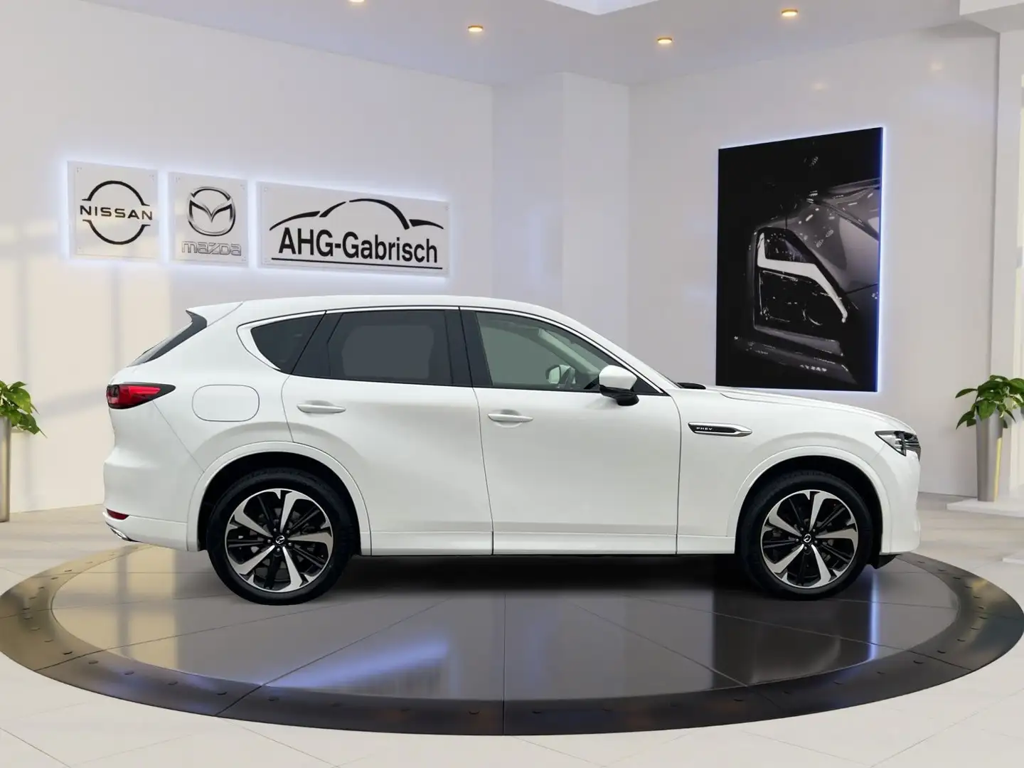 Mazda CX-60 Takumi Plug-in Hybrid, 327PS, AHK, Vollaus Weiß - 2