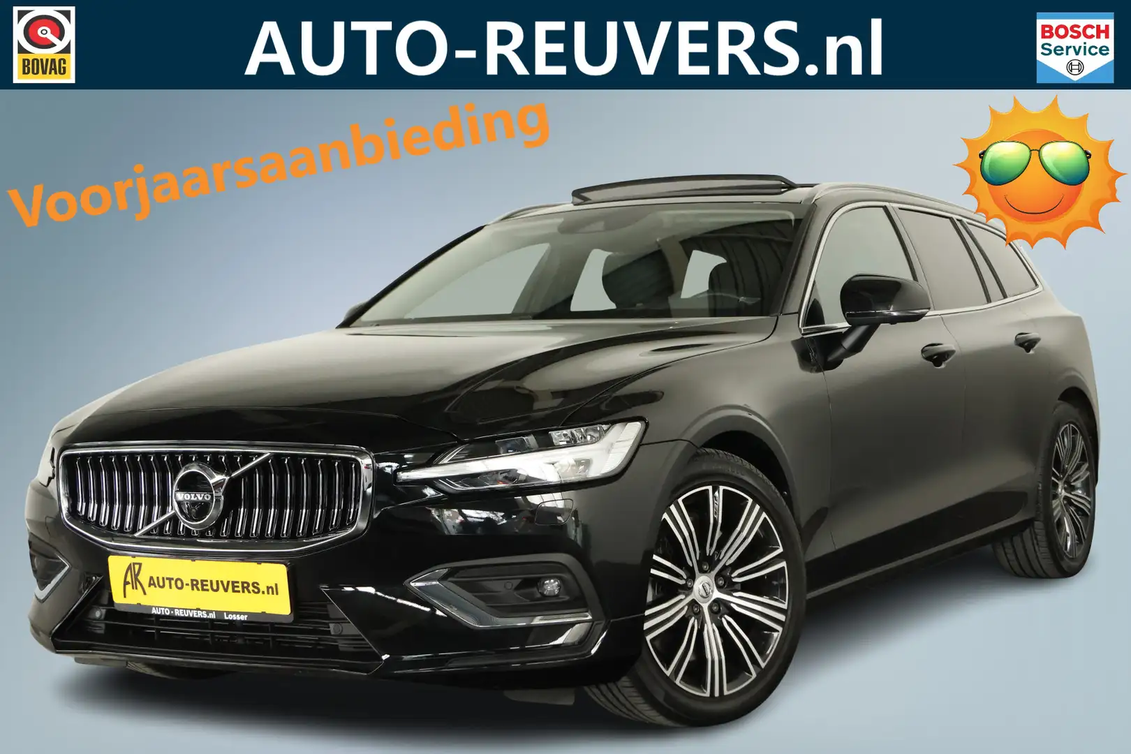 Volvo V60 2.0 B6 AWD 300 pK Inscription / Opendak / Pilot as Schwarz - 1