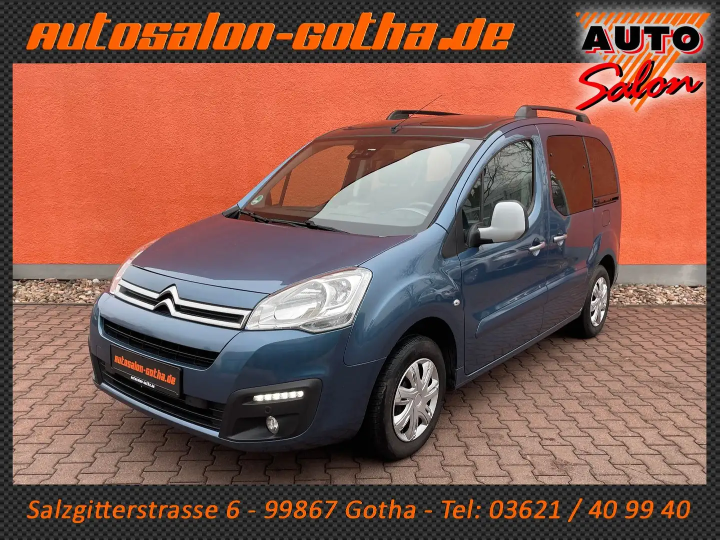 Citroen Berlingo Kombi Puretech110 Selection CAM+SHZ FON Blauw - 1