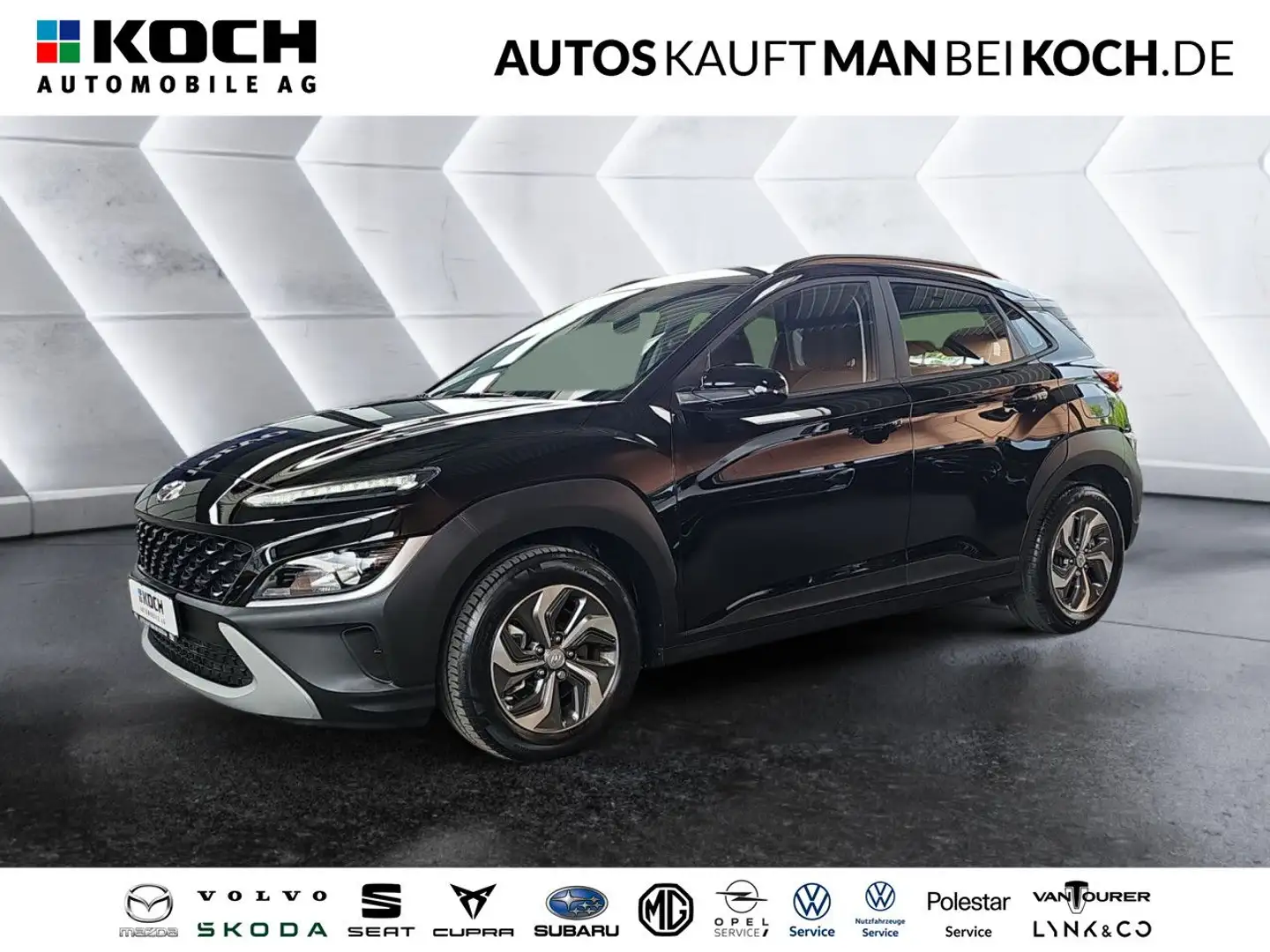Hyundai KONA 1.6 GDI Hybrid Bluetooth Klima Einparkhilfe Zwart - 1