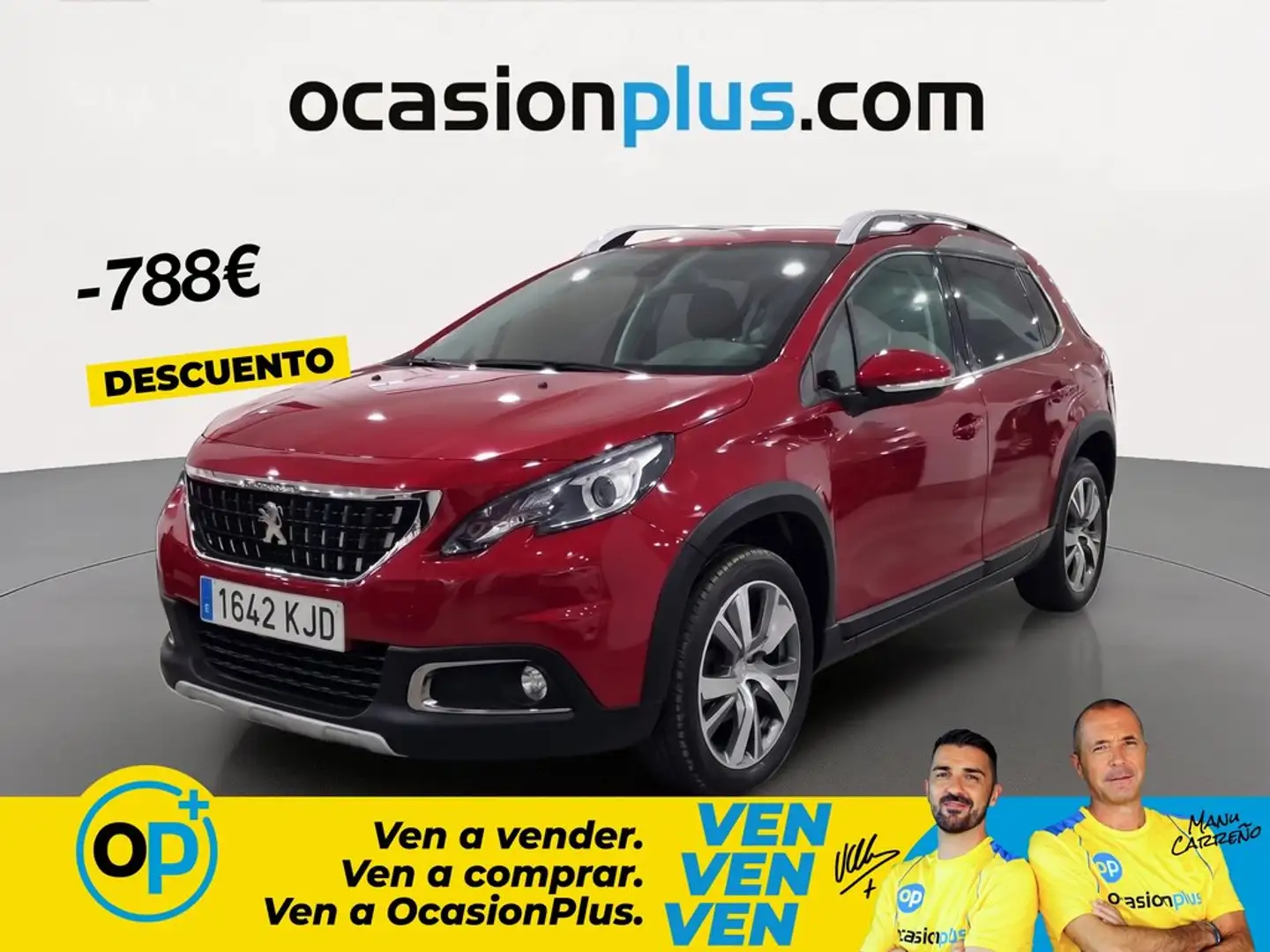 Peugeot 2008 1.6 BlueHDI S&S Allure 120 Rojo - 1