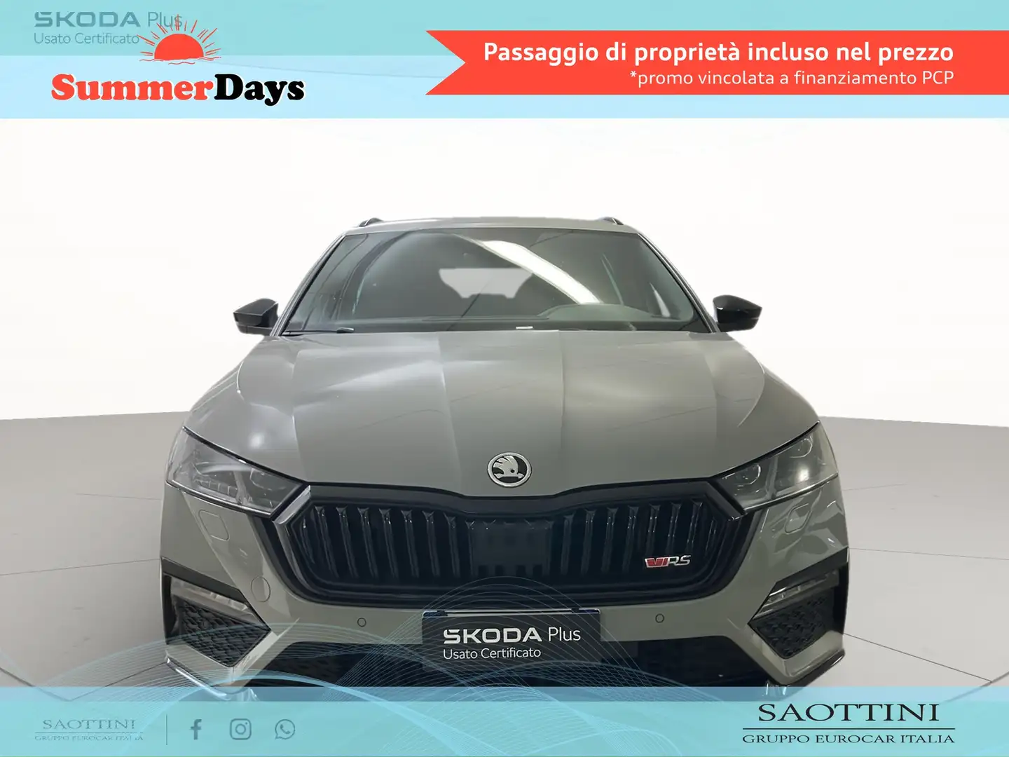 Skoda Octavia Wagon 2.0 TDI evo RS 200 CV DSG Grigio - 2